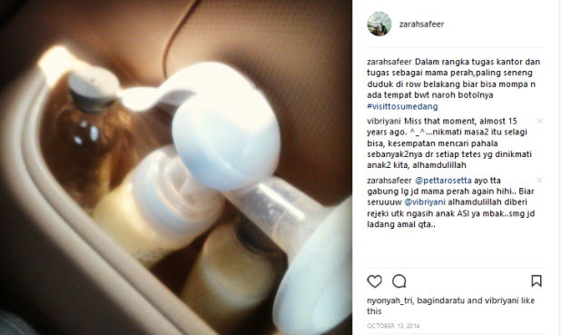 Screenshot-2018-2-14 zarahsafeer on Instagram “Dalam rangka tugas kantor dan tugas sebagai mama perah,paling seneng duduk [...]